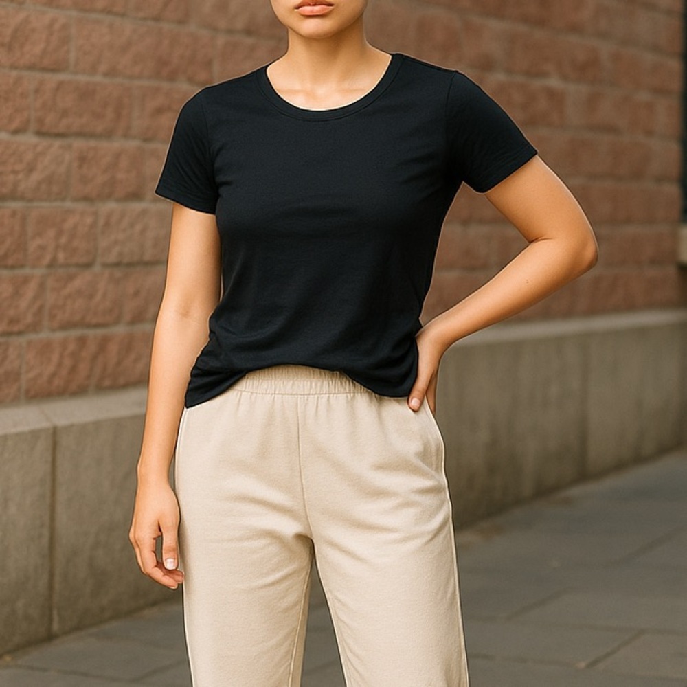 Black Active life top size Medium